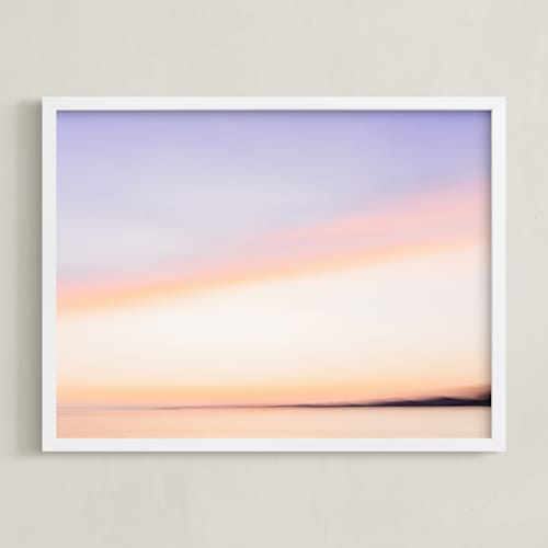 Lavender Sky color: Framed