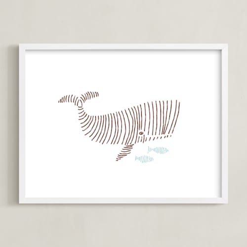 This is a cocoa art by Jayne Alfieri called lined animals ii