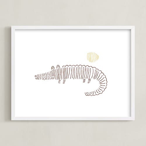 This is a cocoa art by Jayne Alfieri called lined animals iii