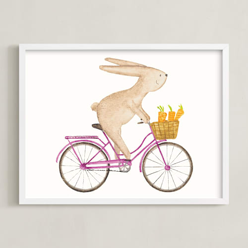 This is a violet art by Francisca Reyes called fast riders iv