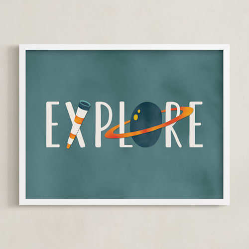 This is a twilight art by Heather Schertzer called space to explore iii