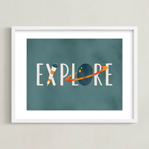 This is a twilight art by Heather Schertzer called space to explore iii