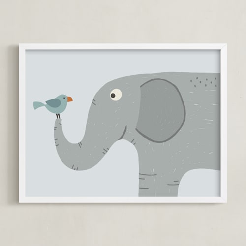 This is a grey art with standard by Anequ Studio called my jungle friends 4