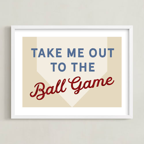 This is a beige art by Pinky Diamond Studio called little slugger series 1