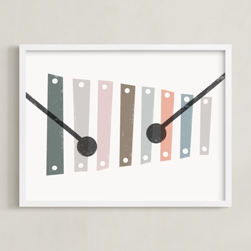 This is a brahms nursery wall art by Maja Cunningham called xylo