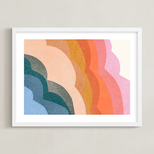 Rainbow color: Framed