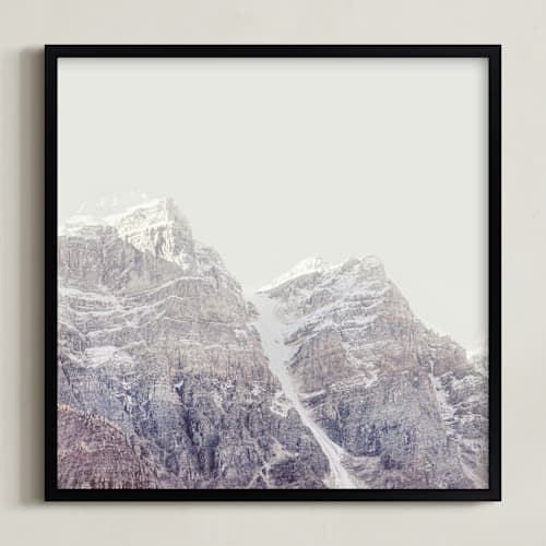 This is a pale taupe art by Irene Suchocki called peak experience