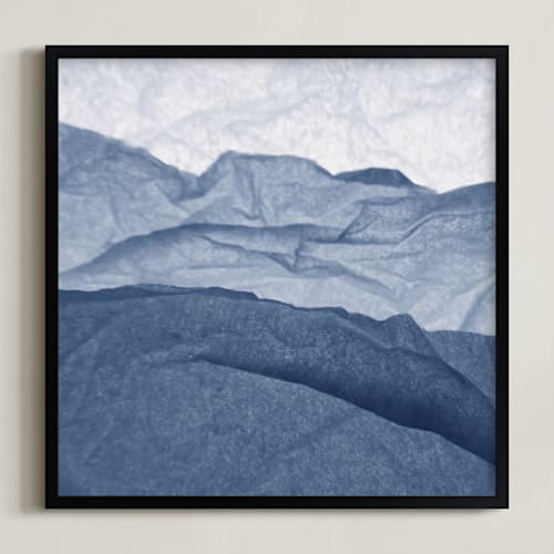This is a denim art by Shannon Kohn called paper napkin panorama iii