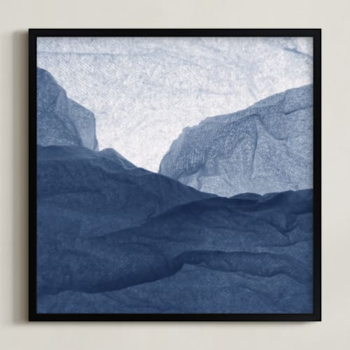 This is a denim art by Shannon Kohn called paper napkin panorama i