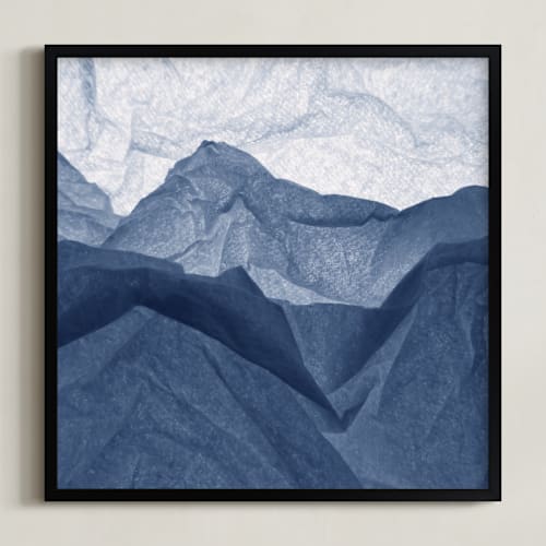 This is a denim art by Shannon Kohn called paper napkin panorama ii