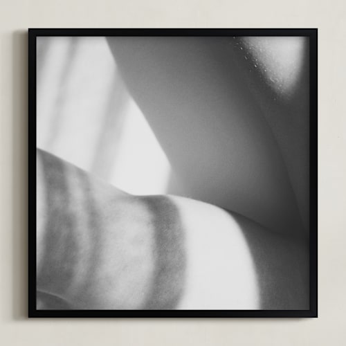 This is a black and white art by Catherine Culvenor called basking