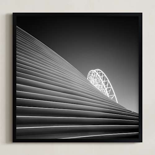 This is a black & white art by Angie McMonigal called stripped
