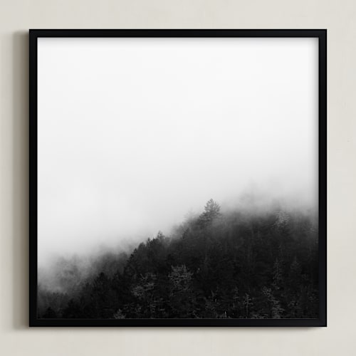 This is a black and white art by Jessica C Nugent called mystify
