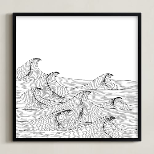 This is a white art by Naomi Ernest called drift
