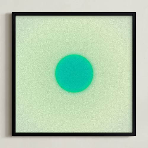 This is a ivory art with standard by Arash Fattahi Acosta called sun in the dust. variations 8