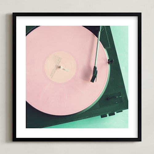 This is a disco art by Caroline Mint called the pink record
