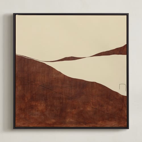 This is a oxide echo art by Tania Medeiros called eroded horizon