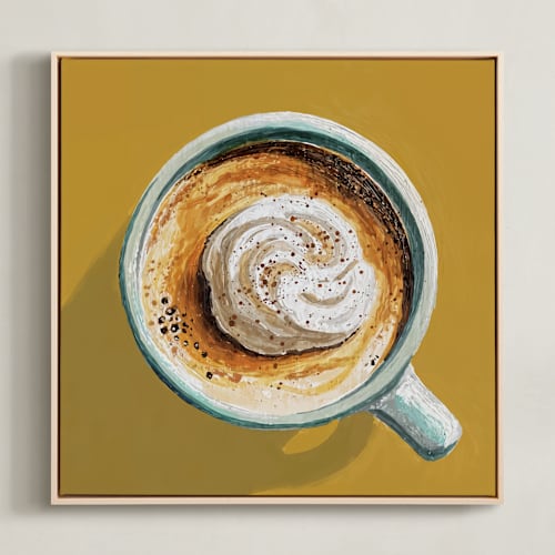 This is a yellow ochre art by Amber Piacentine called from the top 3