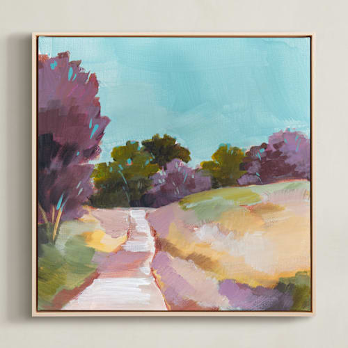 This is a cranberry yellow art with standard by AlisonJerry called cranberry trail 2