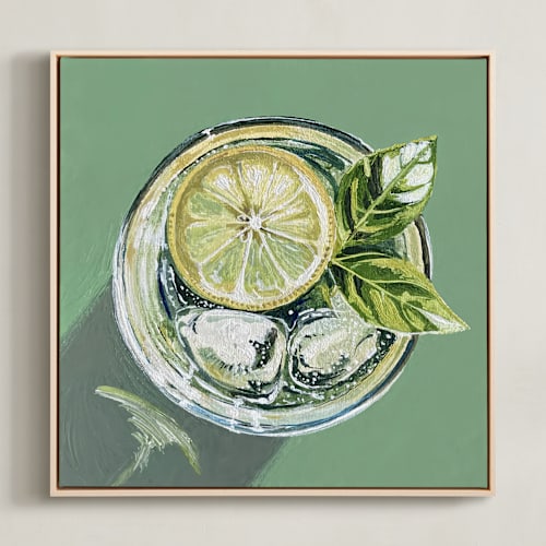 This is a sage green art by Amber Piacentine called from the top 4