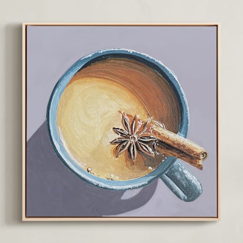 This is a smokey lavender art by Amber Piacentine called from the top 2