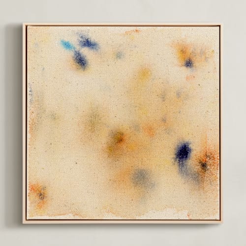 This is a sunrise sky orange art with standard by Christina Flowers called abstract sunrise 1