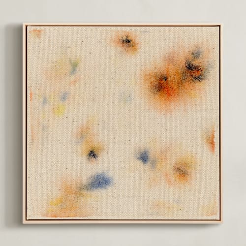 This is a sunrise yellow art by Christina Flowers called abstract sunrise 4