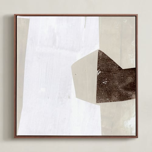 This is a linen art by Jennifer Daily called studio forms 1