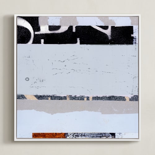 This is a steel grey art by Jaqui Falkenheim called bandwidth 2