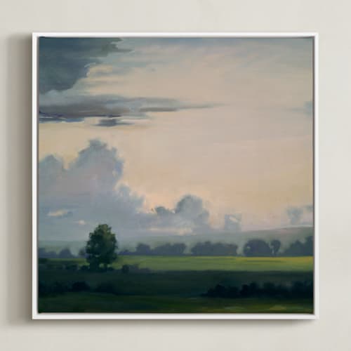 This is a dusk gray art by Stephanie Goos Johnson called another day gone