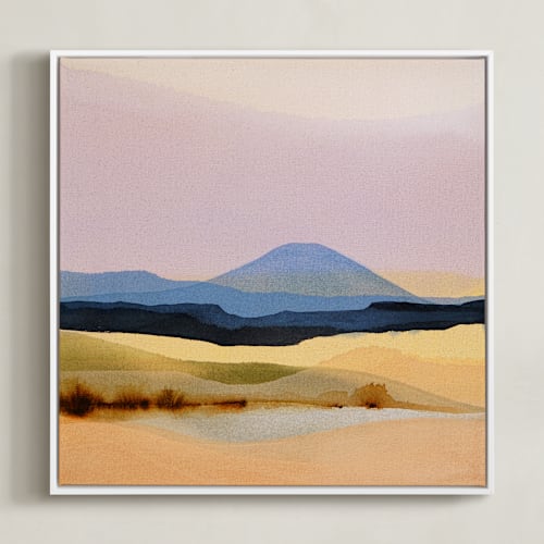 This is a violet art by Shina Choi called violet desert breeze
