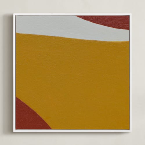 This is a desert tones art by Alina Knechtle called sam sand dunes iiii