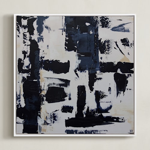 This is a midnight blue art by Kate Terhune called balance restored ii