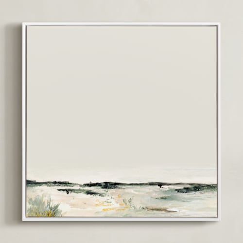 This is a green art with standard by Mande Calhoun called beckett