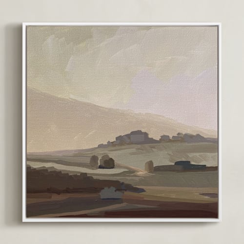 This is a dusty rose art by Amanda Phelps called misty daybreak