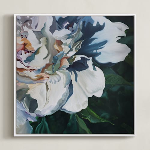 This is a cool blues art by Mandy Trimble Leonard called shadow blues 1