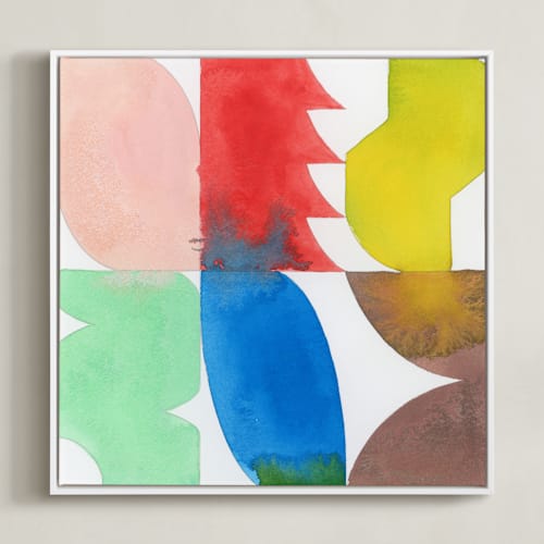 This is a modern primary art with standard by Christina Flowers called a language of form 2