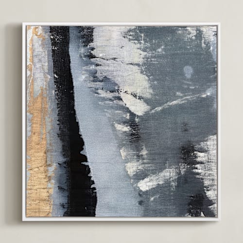 This is a neutrals art by Julia Contacessi called tribal lineage no. 1