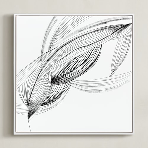 This is a cloud white art by Lucrecia Caporale called movement