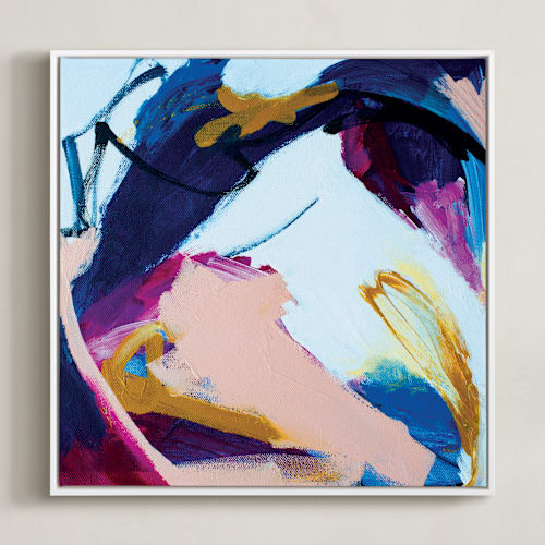 This is a multi-color art with standard by LaDara McKinnon called depth of freedom: 2