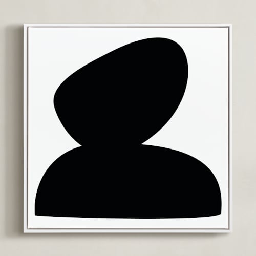 This is a black art by koshi called stones