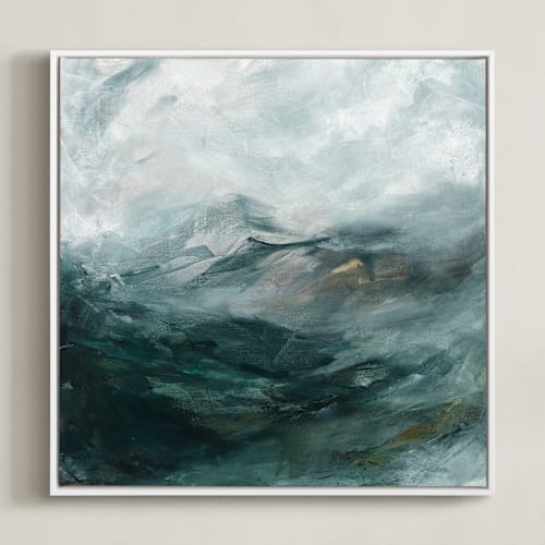 This is a mist art by Mya Bessette called ice canyon