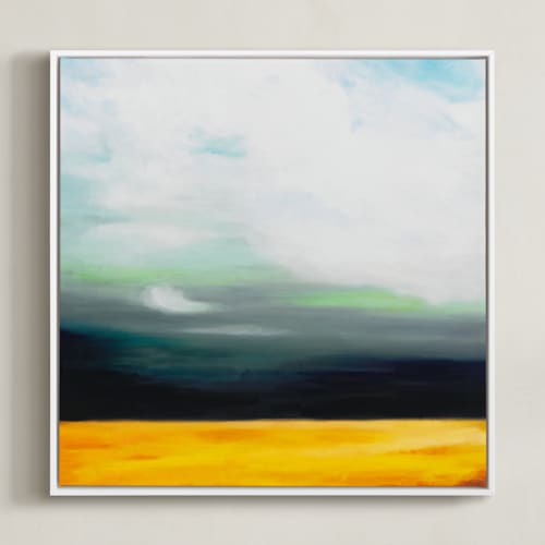 This is a golden sienna art by Amy Hall called golden grain