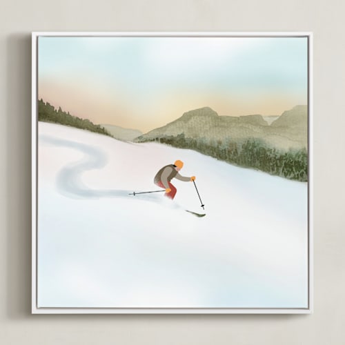 This is a cool mint art with standard by Shannon called downhill dream