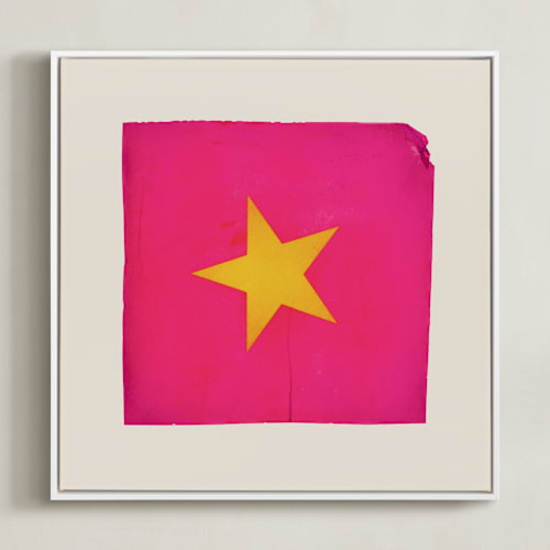 This is a star power kids wall art by Kamala Nahas called taking shape bright 1