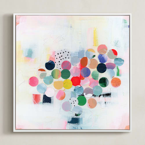 This is a cherry kids wall art by Lindsay Megahed called fruit punch