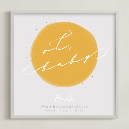 This is a sunlight personalized art for kids by Kennedi Shaw called stardust planet