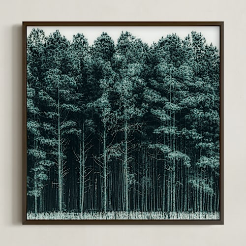 This is a pine art by Keely Norton Owendoff called through the trees