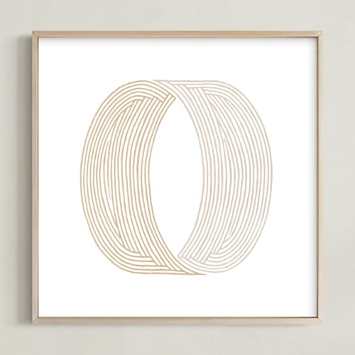 This is a copper art with standard by Heather Francisco called thumbprint