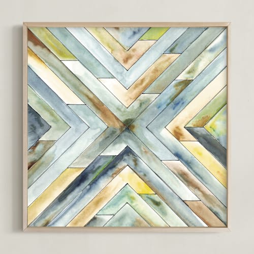 This is a mist art by Jennifer Morehead called angular organic